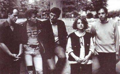 La Strada in 1985, from left to right: Daniel Stari, Žolt Horvat, Robert Radić, Jasmina Mitrušić and Slobodan Tišma (Bogomir Mijatović)